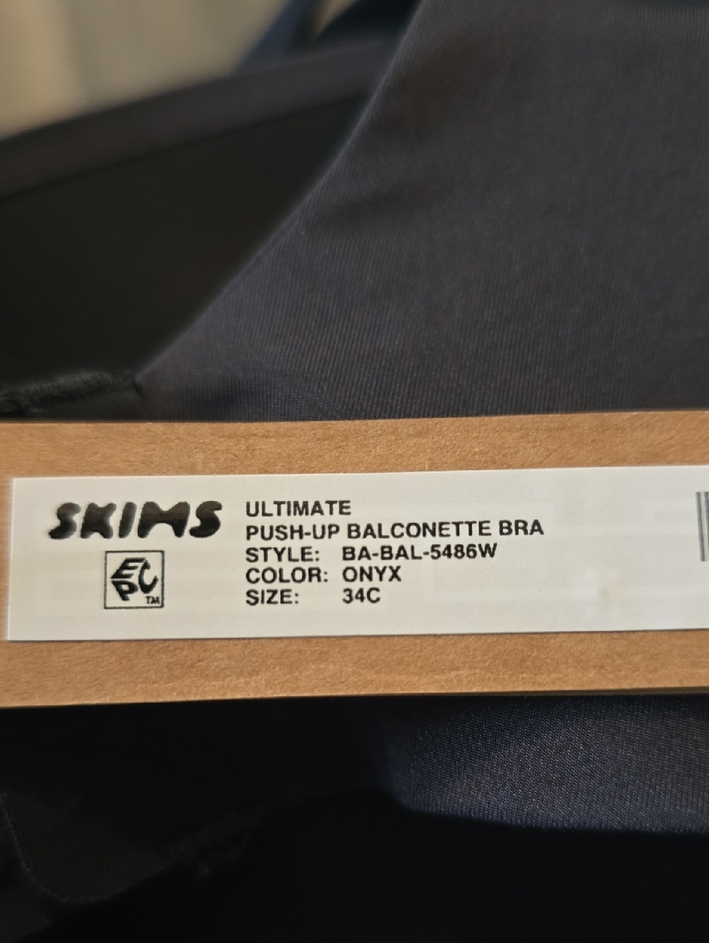 SKIMS Kim Kardashian Women's 34C Ultimate Push Up Balconette Bra New w/ Tags! - Picture 3 of 4